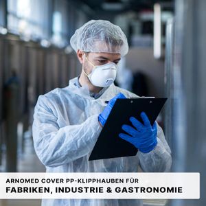 Produktbild für Baretthauben Arnomed Cover PP-Klipphaube