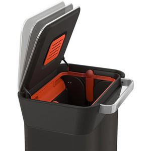 Produktbild für Mülleimer JosephJoseph Titan, schwarz