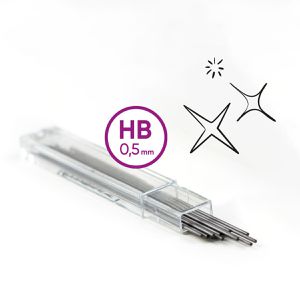 Produktbild für Druckbleistiftminen Kores M Grafitos BB99053, HB