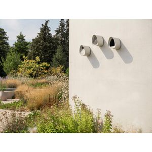 Produktbild für Vogelhaus elho Essential, grau, aus 100% recyceltem Kunststoff