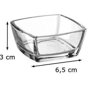 Produktbild für Fingerfoodschalen Montana Carre 085109, Glas
