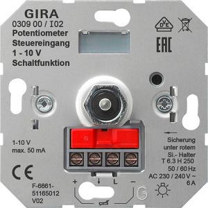 Dimmer Gira 030900, Unterputz