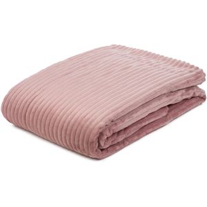 Produktbild für Kuscheldecke Gözze Cord Optik, 40067-39, altrosa