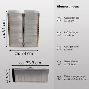 Produktbild für Auffahrrampe Trutzholm 37535, Rollstuhl-Rampe