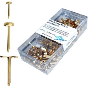 Musterbeutelklammern Wedo 11259199, 240 Stück