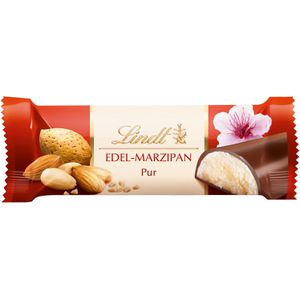 Lindt Marzipan Edelmarzipan Pur, Edel Marzipan mit feinherber Milch-Schokolade, 50g