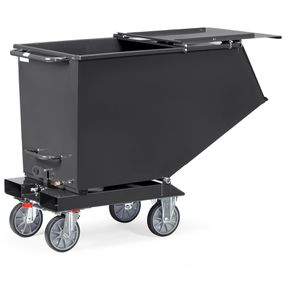 Produktbild für Kippbehälter-Deckel Fetra 47D4, anthrazit, aus Stahl