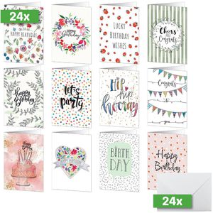 Geburtstagskarten Sigel DS704, Happy Birthday