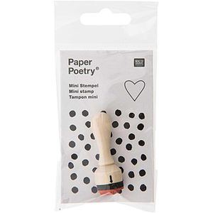 Produktbild für Motivstempel Rico-Design Paper Poetry Mini Herz, aus Holz