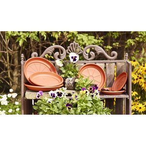 Produktbild für Blumentopf-Untersetzer Greemotion Mira, terrakotta, Ø 36 cm