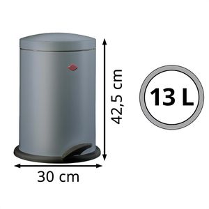 Produktbild für Mülleimer Wesco 116 Alpha, graphit