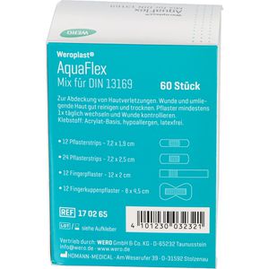 Produktbild für Pflaster Wero AquaFlex Mix, 60 Strips