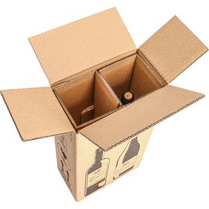 Produktbild für Flaschenkarton Smartboxpro Weinkarton, 10 Stück