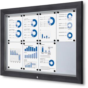 Produktbild für Schaukasten Showdown-Displays anthrazit, B1, außen