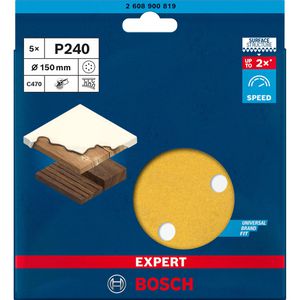Produktbild für Schleifpapier Bosch Expert C470, Körnung 240