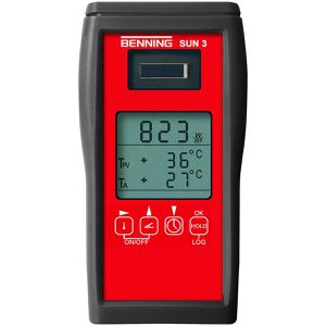 Messadapter Benning 11001143, Einstrahlungsmessgerät SUN 3