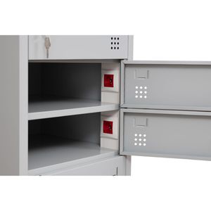 Produktbild für Schließfachschrank G-Office LCL.10, lichtgrau