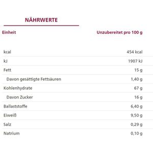 Produktbild für Müsli Alnatura Dinkel Hafer Crunchy, BIO