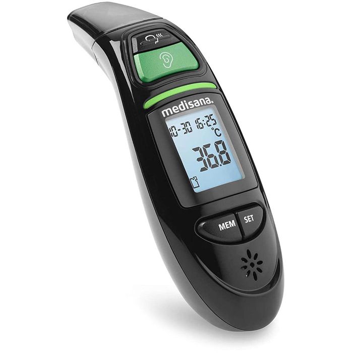 Medisana Fieberthermometer TM 750 Black, Infrarot, Stirn, digital, Ohr oder  kontaktlos – Böttcher AG