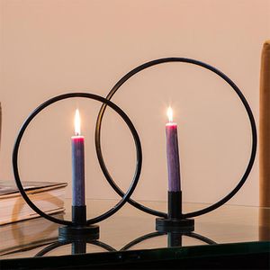 Produktbild für Kerzenständer Böttcher-AG Ring, schwarz