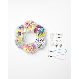 Produktbild für Perlen Folia 32029 Phone Charms Set Rainbow Smile, in Box