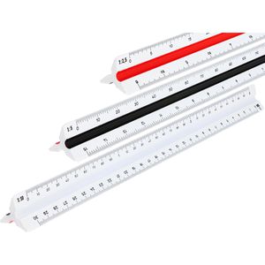 Produktbild für Dreikantmaßstab M+R 716300010 Kunststoff, 30cm