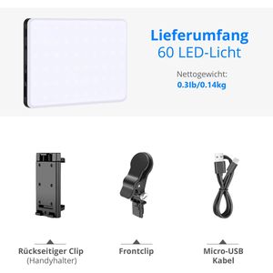 Produktbild für Kamera-Licht Neewer NL-60AI, 60 LEDs