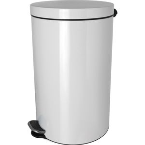 Produktbild für Mülleimer Helit H2404205, the knight, weiß