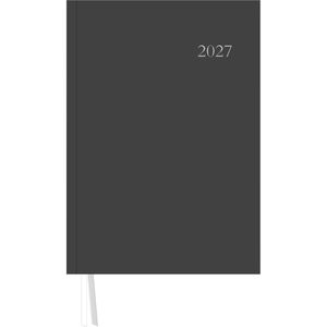 Produktbild für Buchkalender Zettler 886-0021, anthrazit, Jahr 2027