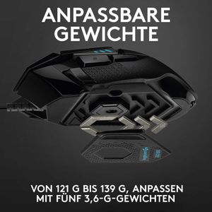 Produktbild für Maus Logitech G502 Hero, 910-005471
