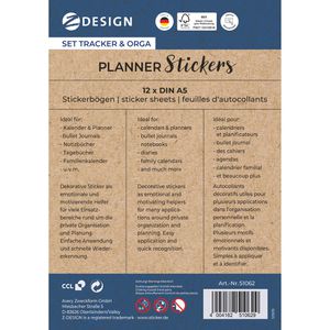 Produktbild für Sticker Zweckform Z-Design 51062, Tracker &amp; Orga