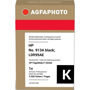 Produktbild für Tinte AgfaPhoto für HP 913A, L0R95AE, schwarz