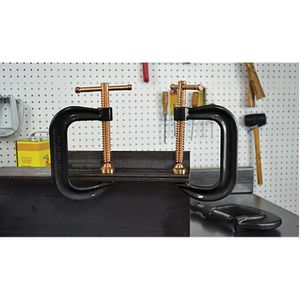 Produktbild für C-Zwinge Bessey CDF410C, mit verkupferter Spindel