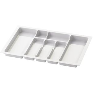 Besteckkasten Sossai Divio, weiß, aus Kunststoff