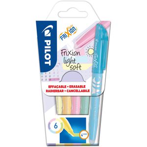 Produktbild für Textmarker Pilot Frixion Light Soft, 6 Stück
