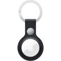 Airtag-Schlüsselanhänger Apple Echt Leder, Mitternacht, schwarz