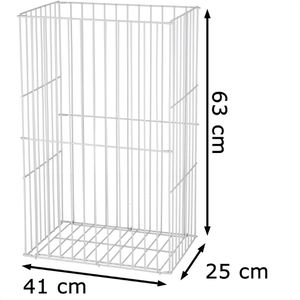 Produktbild für Abfallkorb Nölle 739000, weiß