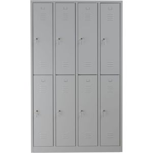 Produktbild für Spind G-Office WRC.8.195117, lichtgrau