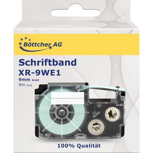 Produktbild für Schriftband Böttcher-AG für Casio XR-9WE1, 9mm