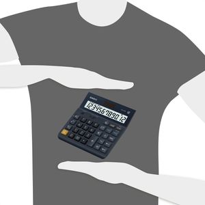 Produktbild für Taschenrechner Casio DH-12ET, mit MwSt-Berechnung