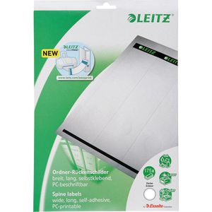 Produktbild für Rückenschilder Leitz 1681-00-85, grau
