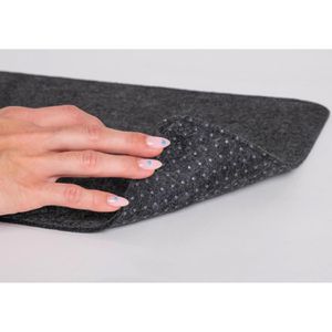 Produktbild für Mauspad DeltaHub Filz Unterlage L, grau