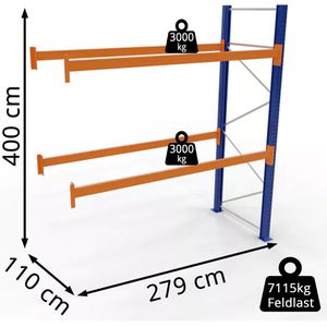 Produktbild für Anbauregal Schulte 46840-N, für 9 Paletten