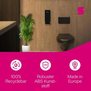Produktbild für Toilettenpapierspender Satino Hyginity, 333423, JT3