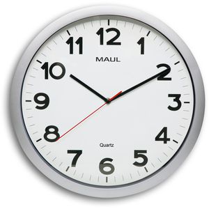 Wanduhr Maul Maulstep, Kunststoff, analog, Quarzuhr