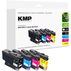 Produktbild für Tinte KMP für Brother LC-426XLVAL