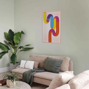 Produktbild für Wandbild Artgeist Colorful Turns