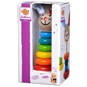 Produktbild für Motorikspielzeug Eichhorn Baby Steckfigur Hase