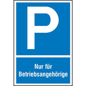 Parkplatzschild SafetyMarking aus Aluminium
