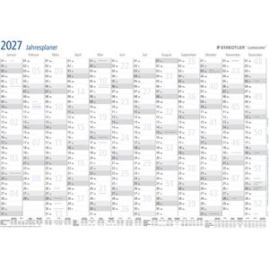 Produktbild für Plakatkalender Staedtler 641 Lumocolor, Jahr 2027